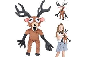 BAISHUWU 99 Nights in The Forest Peluche, 38CM Cervo Cattivo da Collezione di peluche, 99 Nights In The Forest Cervo Peluche per bambini, 99 nights In The Forest, Regalo per Halloween, Natale e Compleanni