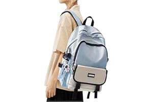 BOXSAM Lightweight School Travel Water Resistant Rucksack Backpack, Laptop Casual Daypack College Secondary School Bags BookBag for Teenage Girls Boys Women Men...