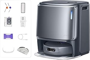 NARWAL Freo Z10 Ultra, Robot Aspirapolvere, Potenza di Aspirazione 18000 Pa, Estensione Mocio Dinamica, Sistema Anti-aggrovigliamento, Pulizia Intelligente con Separazione Umido e Secco