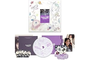 ILLIT - 1st Mini Album [SUPER REAL ME] (REAL ME ver.) Photobook R + Photocard + Illit Logo Sticker + Album Logo Sticker + Sticker + Paper Magnet + Paper Ornaments + Poster With Lyrics