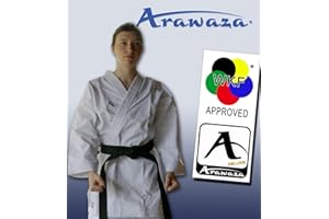 ARAWAZA - SUPPLIED BY GLOBAL TRADE EMPORIUM Arawaza KATA DELUXE Karate Suit Gi MARTIAL ARTS 12oz WKF APPROVED
