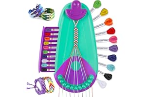 Plunack Kit Bracciale Dell'Amicizia, Kit Crea Braccialetti Bambina 6-12 Anni, Arti e mestieri per bambini Giocattoli, Regali di Natale Creativi Bambina 6 7 8 9 10 11 12 Anni