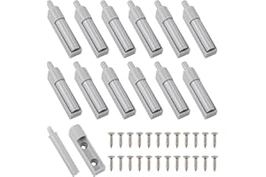 MUYAPAY Amortisseur Porte Lot De 12, Ralentisseur De Porte Pour Meubles De Cuisine, Placards à Monter Pour Fermeture Amortie