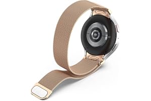 XIIORE Metalowy pasek kompatybilny z Samsung Galaxy Watch 7 / FE6/5/4 40 mm 44 mm, Galaxy Watch 6 Classic 43 mm / 47 mm, Galaxy Watch 5 Pro 45 mm, Galaxy Watch 4 Classic 42 mm / 46 mm