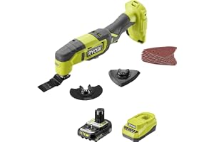 RYOBI Multifunktionsverktyg 18 V ONE+ 3-huvuden RMT18-1C20GP batteri 2,0 Ah