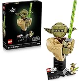 LEGO Star Wars: Klonların Saldırısı Yoda B&uuml;st&uuml; 75438 - Yetişkinler i&ccedil;in Işın Kılı&ccedil;lı Yoda Minifig&uuml;r&uuml; ile İsim Levhalı Stant İ
