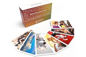 metaFox Emotions Cards | How do You Feel? | 60 Pleasant & unpleasant Emotions & 8 Methods Cards | for emotional Intelligence, Coaching & Therapy