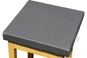 NUDISCHER LUplus Orthopädische Sitzerhöhung 40x40x Höhe 5 cm Cottonköper, schiefergrau