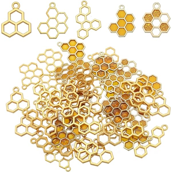 20 Connettori A Nido D'Ape In Oro Rosa Per Gioielli Fai Da Te - Diametro 10,2 Mm, Componenti Vintage Per Creazioni Artigianali