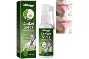 RUOJIAR Mouth Ulcer Spray,Mouth Ulcer Treatment Spray for Adluts,Ulcer Breath Sprays,Canker Sore Treatment,Breath Spray for Bad Breath,Mouth Freshener Spray,Herbal Mouth Spray,Tongue Ulcer Treatment Spray