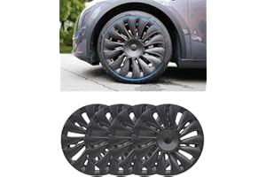 KKTR-CAR per Tesla Model y Copricerchi 19 pollici, 4pcs Tappi mozzo di ricambio compatibile con Tesla Model Y (19in Model y- Style 2)
