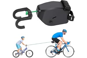 CSYY Corde de Remorquage pour Vélo, Sangles de Remorquage de 2,5 m Rétractable Barre Traction Système de Remorquage Accessoires Capacité de Charge 225 kg 500 LB
