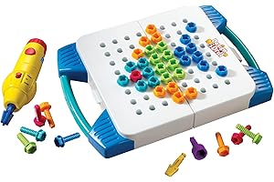 EDUCATIONAL INSIGHTS Learning Resources- Muster Cassetta degli Attrezzi Portatile Design & Drill, Colore, EI-4117