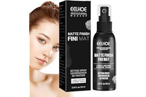 fanelod Espray Maquillaje Profesional, Espray Acabado 60 ml, Espray Maquillaje Mate Larga duración, Espray Acabado Maquillaje Ligero para Maquillaje Facia