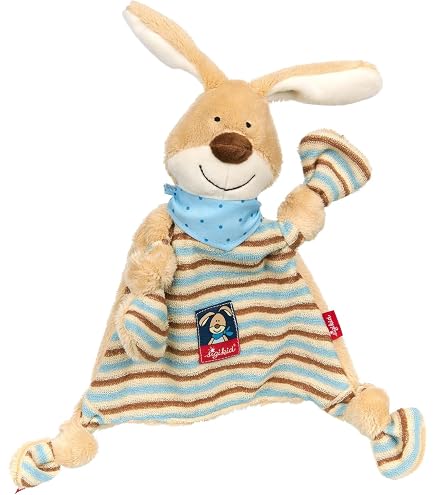 Sigikid Peluche Coniglio Marrone 43393 - Amico Morbido Della Serie "Noi Due", 28 Cm