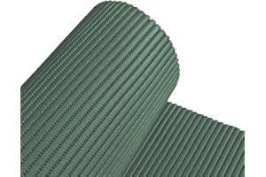 EXMA Alfombrilla Rejilla Protector con Base Antideslizantes Almohadilla Multiuso | Base Cajones Cocina Vajilla Fregadero Armarios | 100% PVC Higiénica | Ancho 65cm - Verde