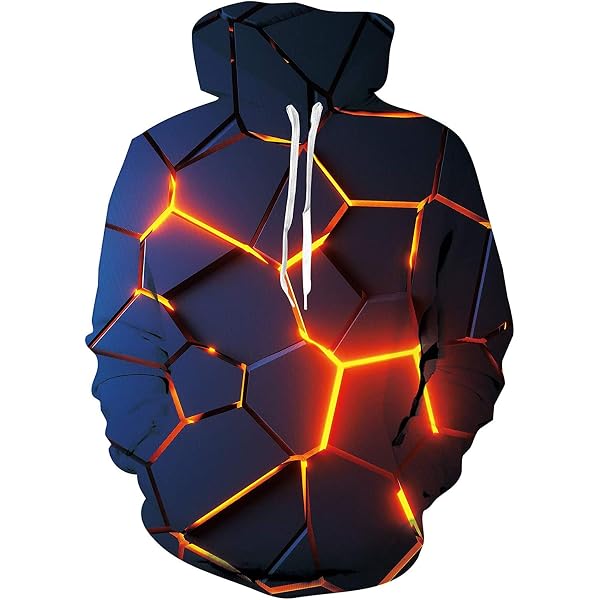 Sweat à Capuche En Polaire Imprimé 3D - Pull Chaud Unisexe Pour Homme Et Femme