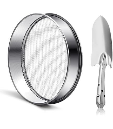 Clarke Rotary Soil Sieve CRS400 - 400mm Sieve Area, Mild Steel, 5.8kg, For Garden & DIY Soil Sifting