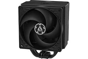 ARCTIC Freezer 36 (Black)- Single-tower CPU-kylare med push-pull, två tryckoptimerade 120 mm P-fläktar, fluiddynamiskt lager