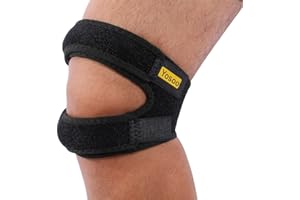 DOACT Podparcie kolana rzepki, regulowane neoprenowe, infrapatellarne, stabilizator kolana, do łagodzenia bólu kolan