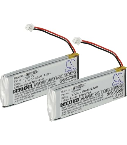 TECHTEK Batteria 950mAh Per Midland BTFM, BTNext, BTX1, BTX2 - Sostituto 752068PL - Foto 10