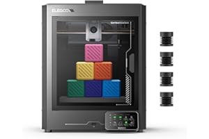 ELEGOO Centauri Carbon Impresora 3D, 500mm/s de Alta Velocidad CoreXY con Calibración Automática, Boquilla de 320 °C, Cámara Incorporada, Lista para Imprimir, Volumen de Impresión 256×256×256mm