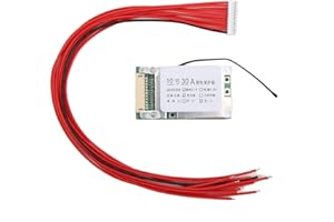 Ouitble BMS PCB Batterieschutzplatine, 36V 30A 10S Lithium-Ionen-Batterie 18650 mit Überstrom- und Überladungsausgleichsschutz für Elektrofahrzeug-Wechselrichter