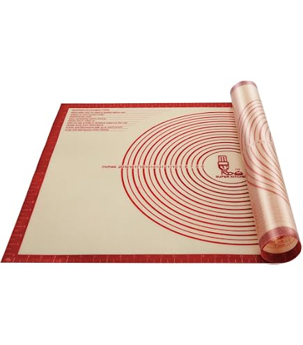 Tappetino da pasticceria in silicone, 80 x 60 cm, extra spesso