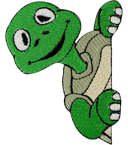 36 PCS Sea Turtle Iron On Patches Cute Turtle Embroidered - Foto 13