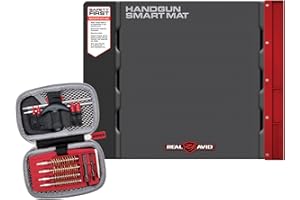 Real Avid Special Combo Gun Boss - Set de Limpieza Universal para Armas Cortas + Smart Mat + 500 Trapos