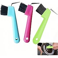 3 Raschietti Per Zoccoli Di Cavalli - Con Spazzola Integrata Per Pulizia - Foto 5