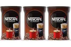 NESCAFÉ Nescafe Classic Frappe 3 x 200 g, Instant Coffee, Iced Coffee, Greek Coffee, Frappé Greece (600 g)