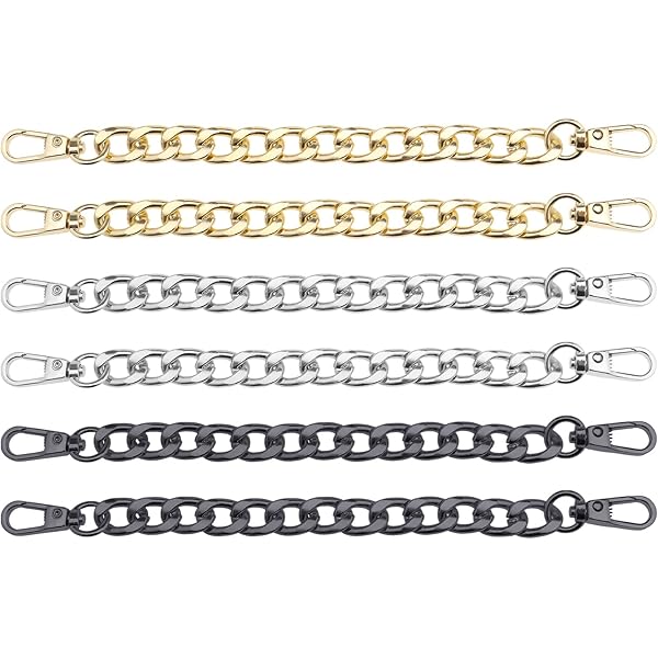 Fibbie Regolabili In Metallo Per Catena Borsa - Set Da 5 Colori Per Accorciare La Tracolla - Foto 3