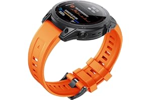ANBEST Pasek do zegarka Garmin Fenix 7X Pro/6X Pro/Fenix 5X, 26 mm, szybkie dopasowanie, zapasowy pasek do zegarka Fenix 6X/5X Plus/Epix Pro 51 mm / Enduro / Descent MK2 / MK1 / Fenix 3 / 3HR,