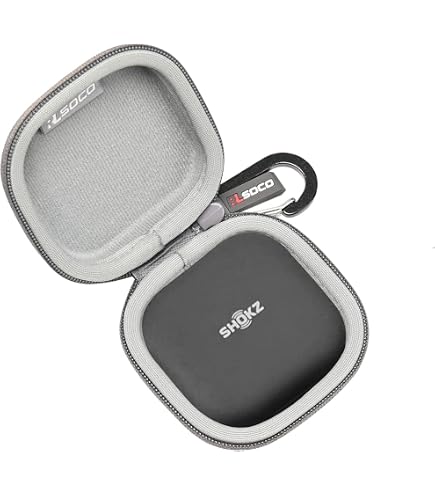 SHOKZ Clip-On Earbud Carrying Case-Black: Amazon.co.uk