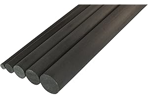 3D24 CFK - Carbon Kohlefaser Rund Stab 3 mm geschliffen, Länge 1000 mm