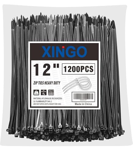 1000x Serre-câbles EWANTO 300 Mm X 3,6 Mm Noir – Lot De 10 Paquets De 100 Pièces (KB-2)