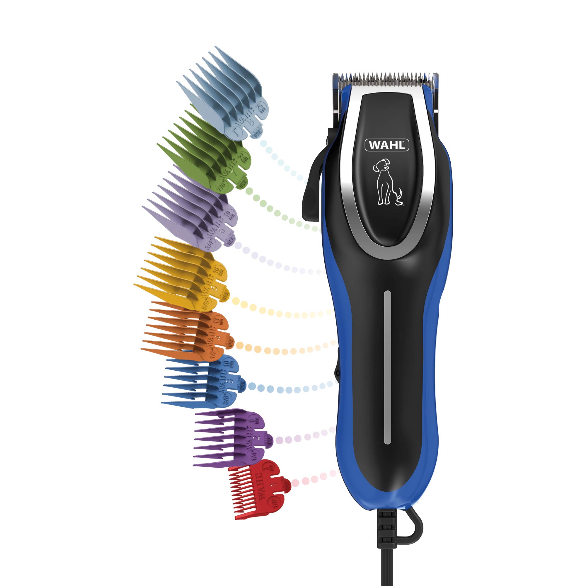 Wahl Pet Clippers, UClip Dog Grooming Kit with Colour Coded Combs