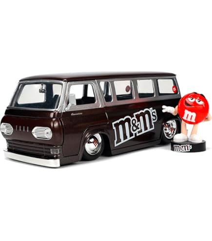 Porsche 911 Turbo Avec Figurine M&M's Marron – Jada Toys – 1/24 – 2007