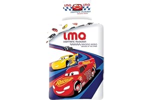 Halantex Cars Juego de cama de algodón, funda nórdica de 140 x 200 cm y funda de almohada de 70 x 90 cm