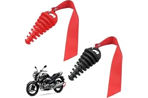 HUAAXTLANG 4PCS Muffler Exhaust Wash Plug,Dirt Bike Accessories Muffler Exhaust Tail Pipe Plug,Fit for Most Motorcycle Bike 2 Stroke Rubber Exhaust Silencer