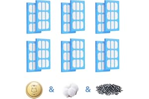Cat Water Fountain Filters,12 Pack Fountain Replacement Filters for Cat & Dog Mete Water Flow Pet Water 389 Fountain,Dog Water Fountain -ANKA