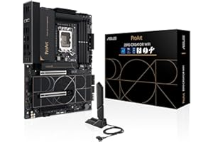 ASUS ProArt Z890-Creator WiFi - Placa Base ATX, 16+2+1+2 etapas de Potencia, PCIe 5.0 Compatible con GPU de última generación, Dos Thunderbolt 5 Tipo-C, LAN de 10 GB y 2,5 GB, WiFi 7, 5 Ranuras M.2