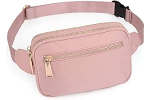 UTO Marsupio Donna Sportivi Marsupio per Uomo o Donna Borsa Cintura leggero nylon impermeabile e Grande Capacità con 3 tasche con zip per Running Corsa Ciclismo