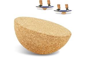 ‎BIBYKIVN Bibykivn Balance Board, Balance Board mit Halbkugel, Surf Balance Wackelbrett Kinder & Erwachsene, Surfboard für Surfen, Snowboarden