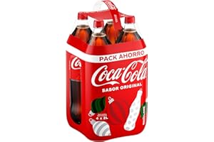 Coca-Cola Sabor Original - Refresco de cola - Pack 4 botellas 2L