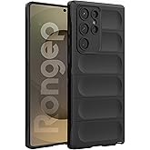 Rongep Protective Thick Structure Rugged TPU Silicone Case for Samsung Galaxy S25 Ultra Camera Upgraded In-Suet With Textured Edge
