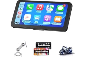 Spedal Moto Carplay et Android Auto, Écran Moto 6.25" Tactile Étanche – GPS Portable, Bluetooth, Navigation, Musique, Siri/G00gle Assistant