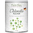 Chlorella Pulver aus Deutschland - Regional, Rein & Kontrolliert (Roh Vegan) Chlorella Algen reich an Vitamin B12 Eisen Sperm