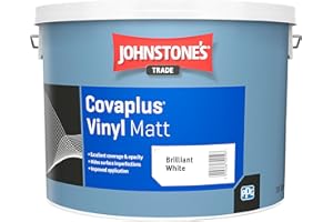 Johnstone'S Trade 10 Litre Covaplus Vinyl Matt Brilliant White